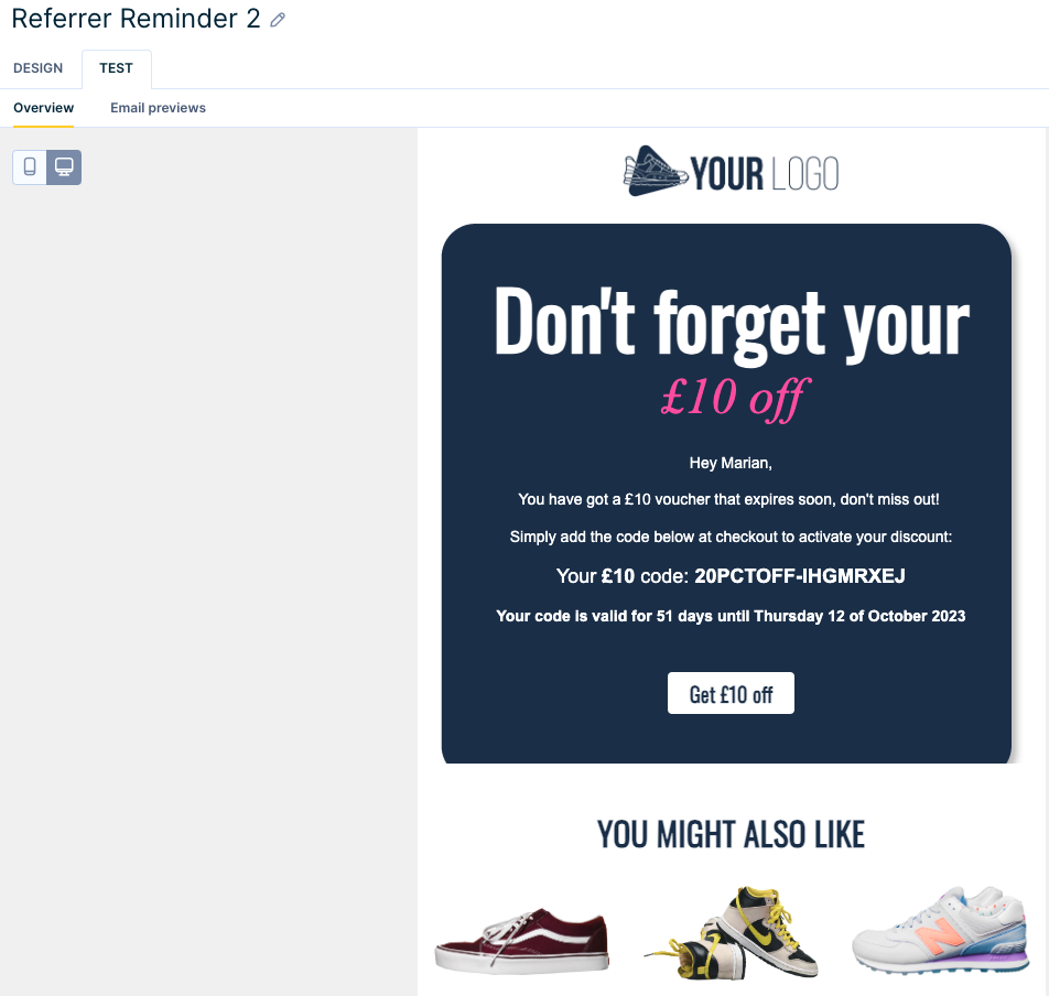 How to create a Coupon Reminder Scenario in Bloomreach (Referrer