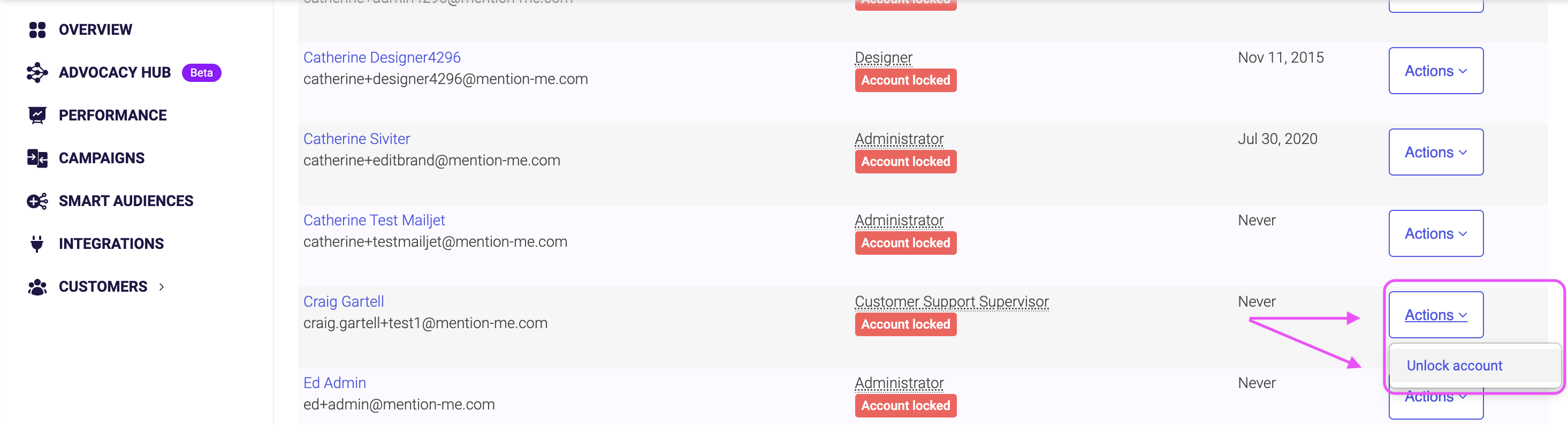 Image showing how to unlock an account