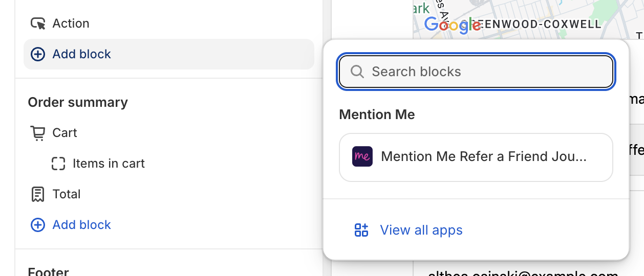 Select Mention Me main block