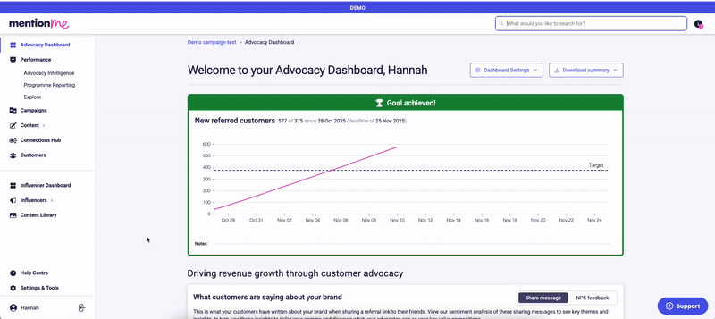 Submitting authentication details on the SFTP setup page