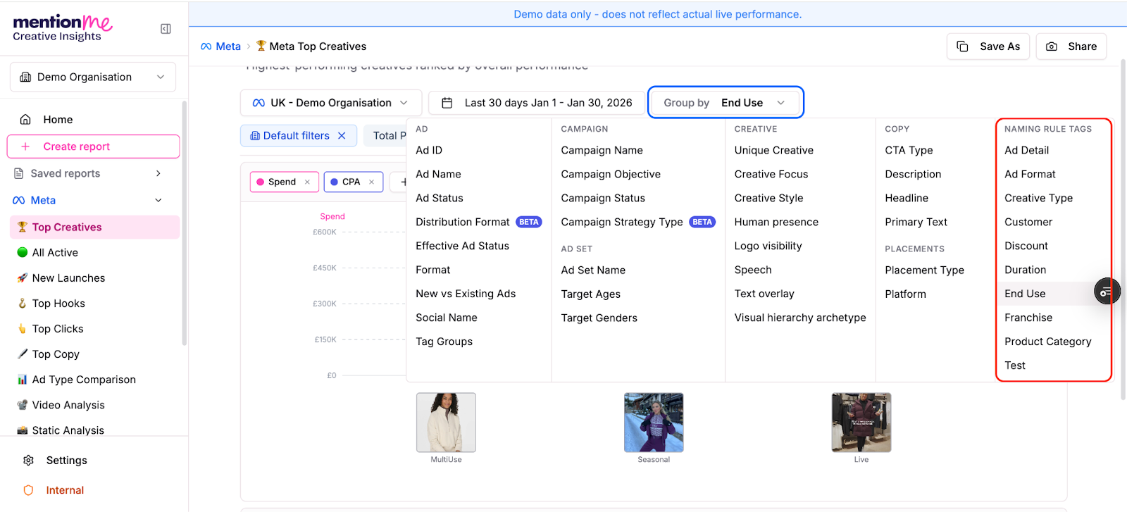 Naming Rule Tags group by screenshot
